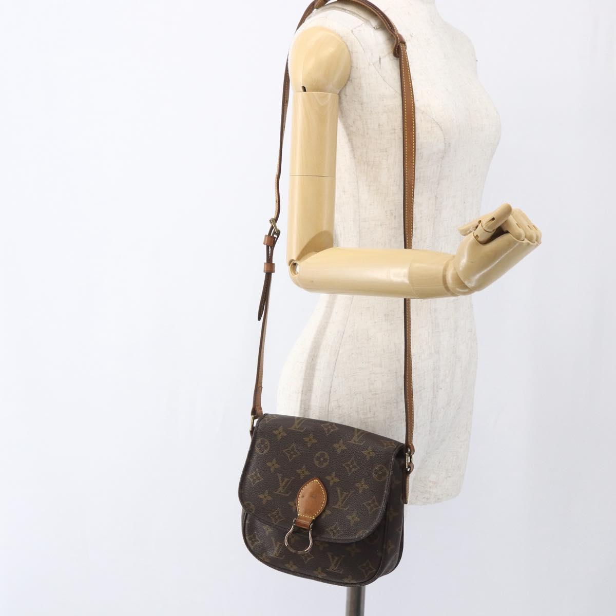 LOUIS VUITTON Monogram Saint Cloud MM Shoulder Bag M51243 LV Auth ka1817