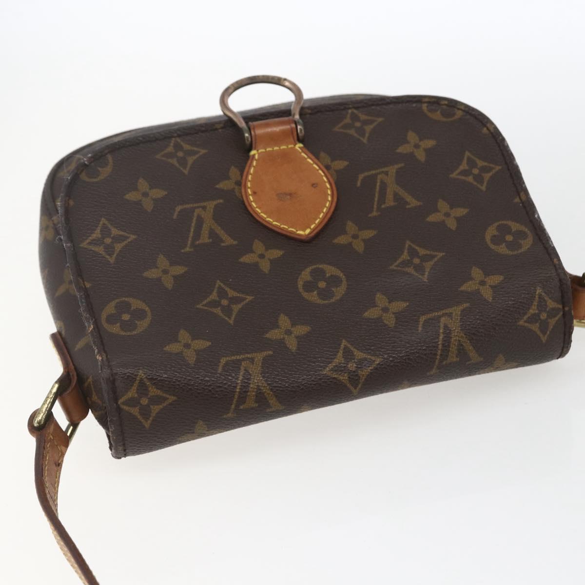 LOUIS VUITTON Monogram Saint Cloud MM Shoulder Bag M51243 LV Auth ka1817