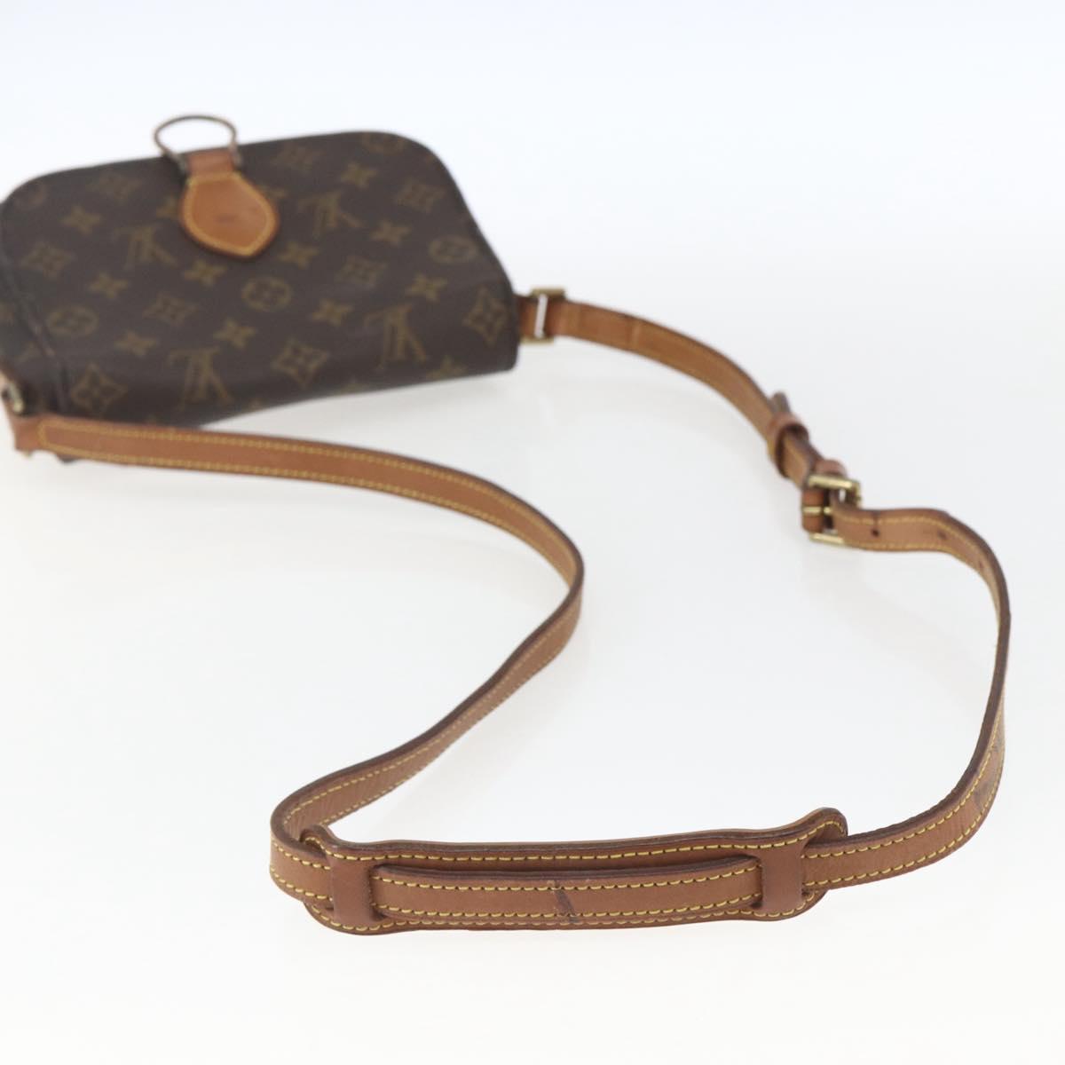 LOUIS VUITTON Monogram Saint Cloud MM Shoulder Bag M51243 LV Auth ka1817