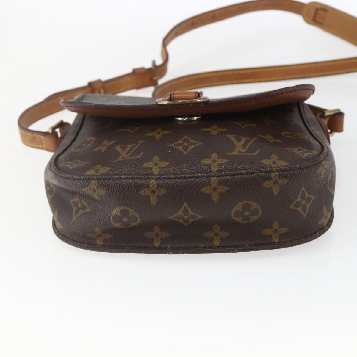 LOUIS VUITTON Monogram Saint Cloud MM Shoulder Bag M51243 LV Auth ka1817
