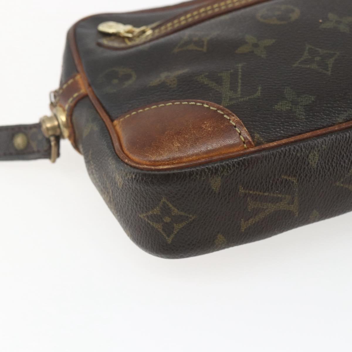 LOUIS VUITTON Monogram Marly Dragonne GM Clutch Bag M51825 LV Auth ka1819