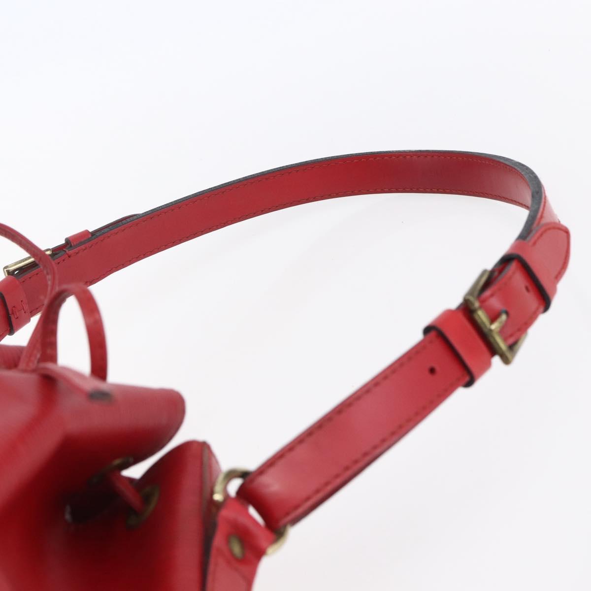 LOUIS VUITTON Epi Noe Shoulder Bag Red M44007 LV Auth ka182
