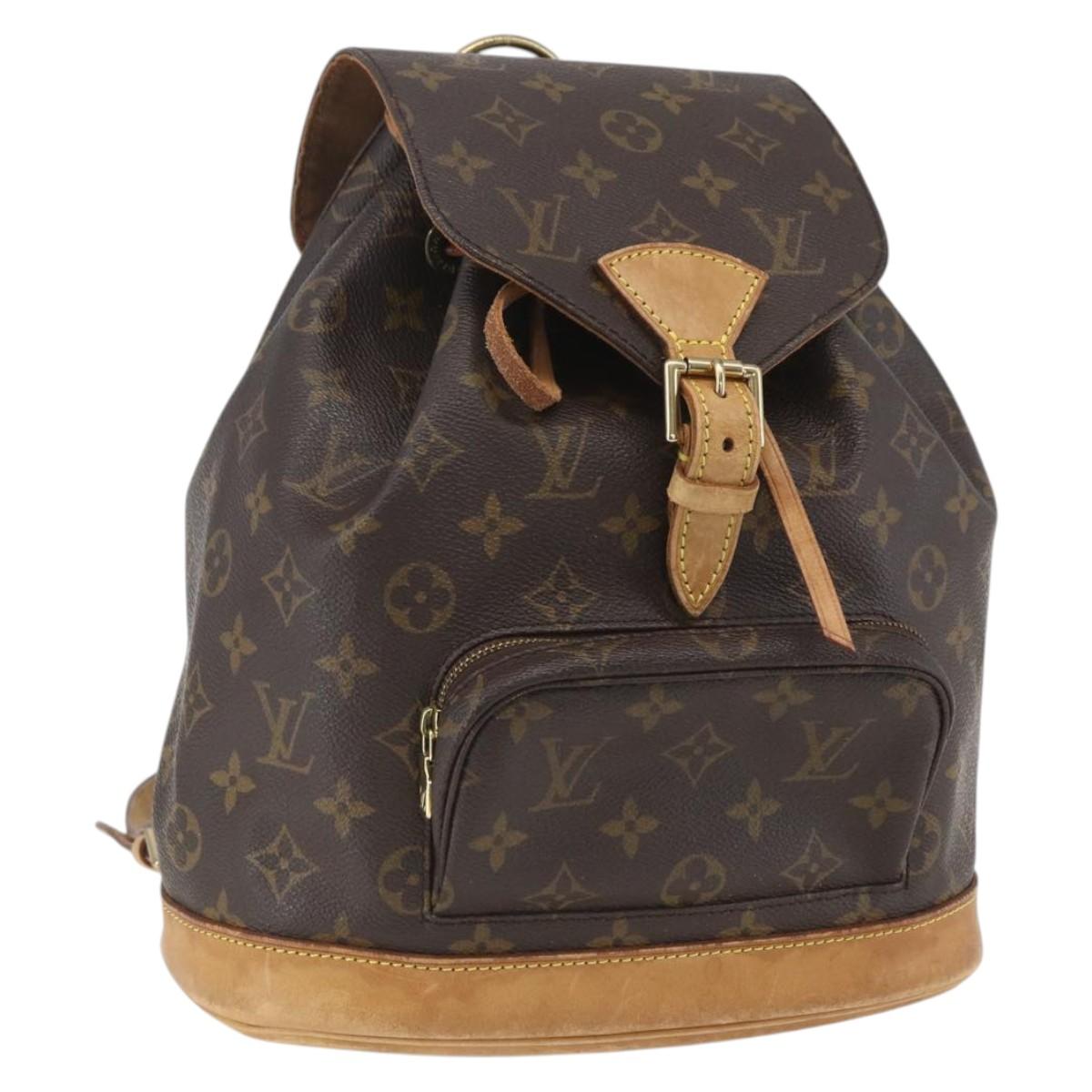 LOUIS VUITTON Monogram Montsouris MM Backpack M51136 LV Auth ka1825