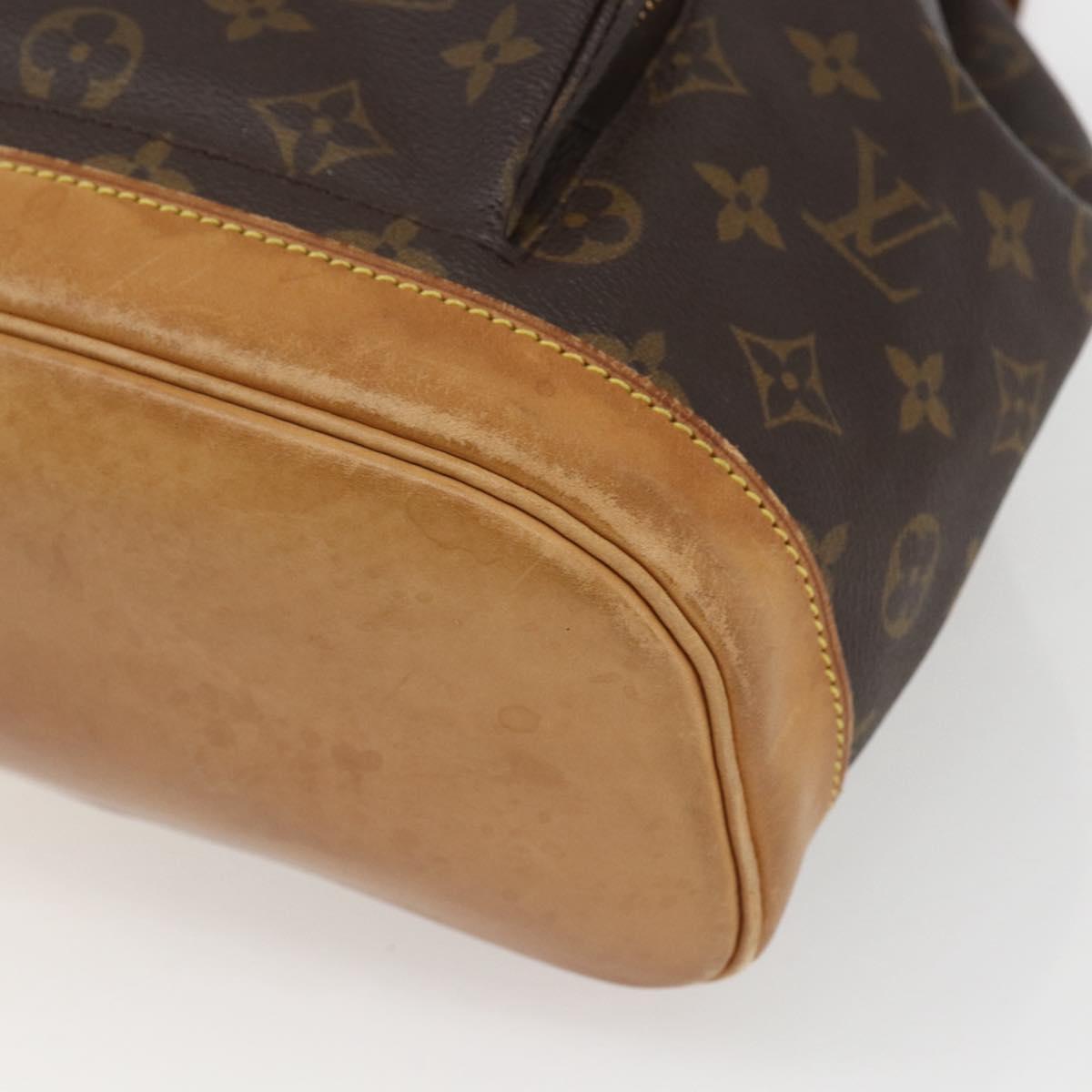 LOUIS VUITTON Monogram Montsouris MM Backpack M51136 LV Auth ka1825
