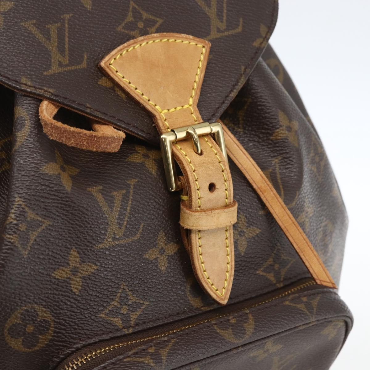LOUIS VUITTON Monogram Montsouris MM Backpack M51136 LV Auth ka1825