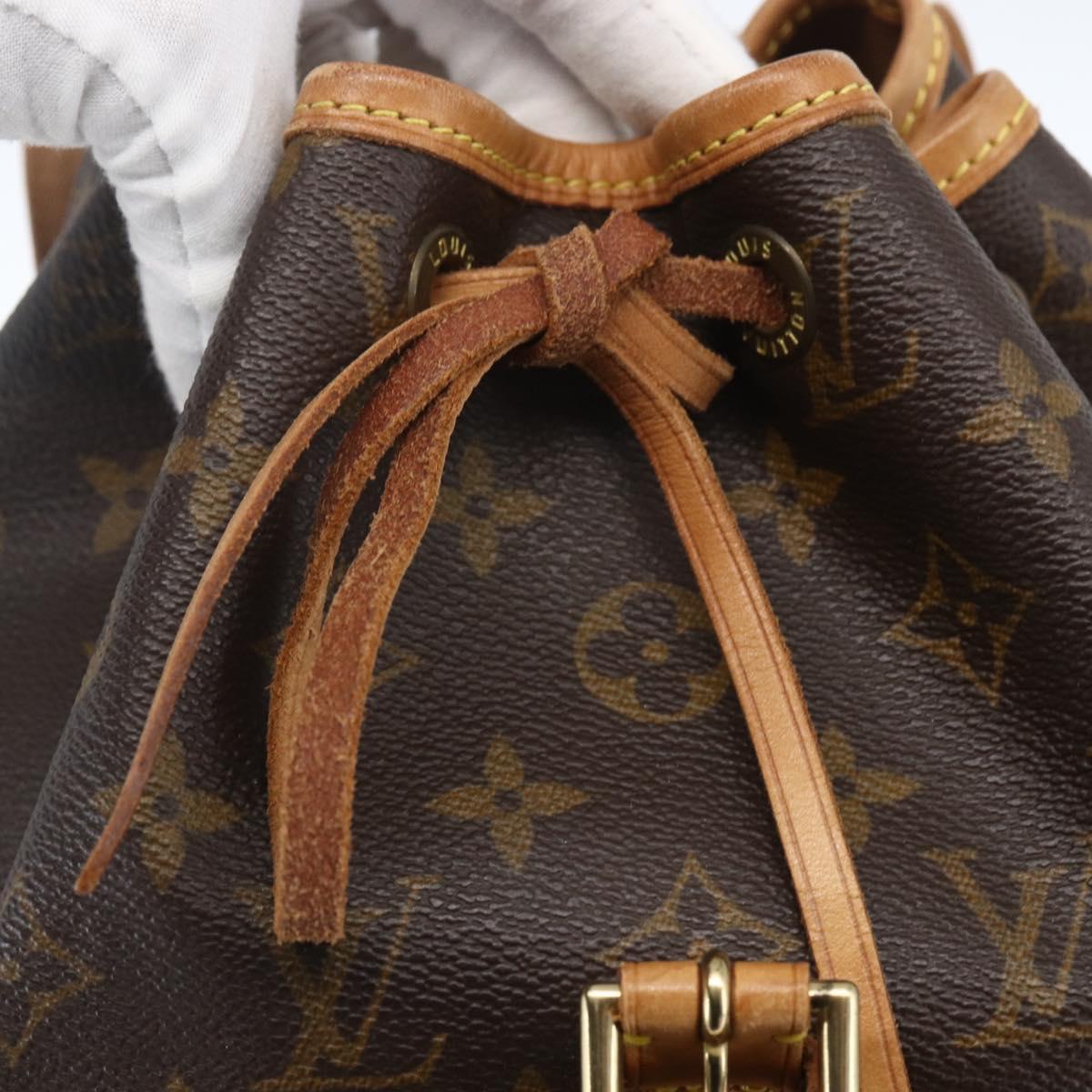 LOUIS VUITTON Monogram Montsouris MM Backpack M51136 LV Auth ka1825