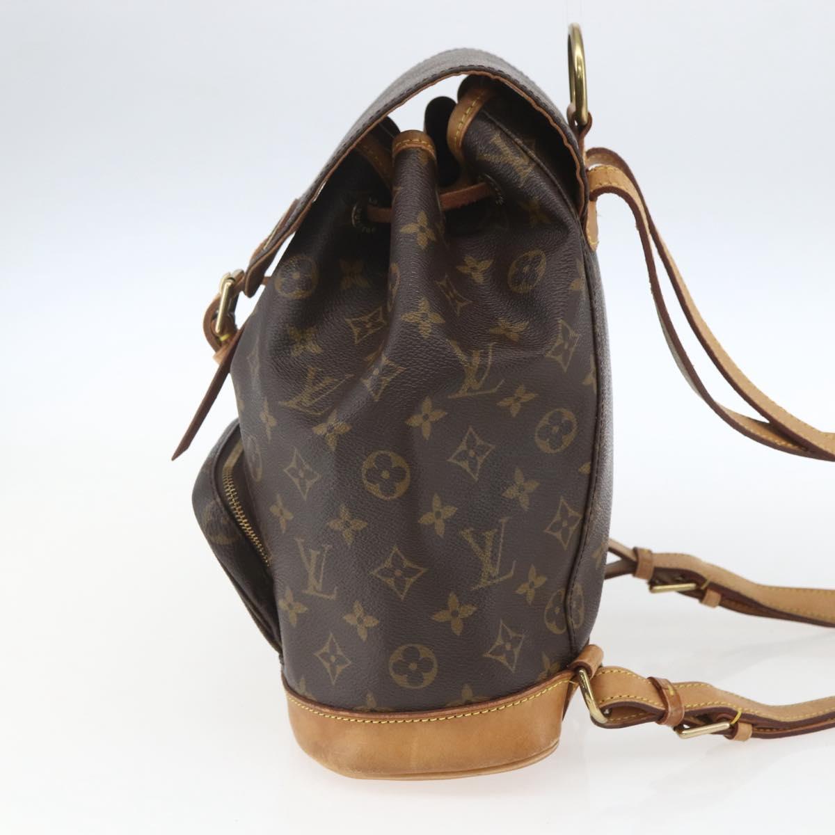 LOUIS VUITTON Monogram Montsouris MM Backpack M51136 LV Auth ka1825