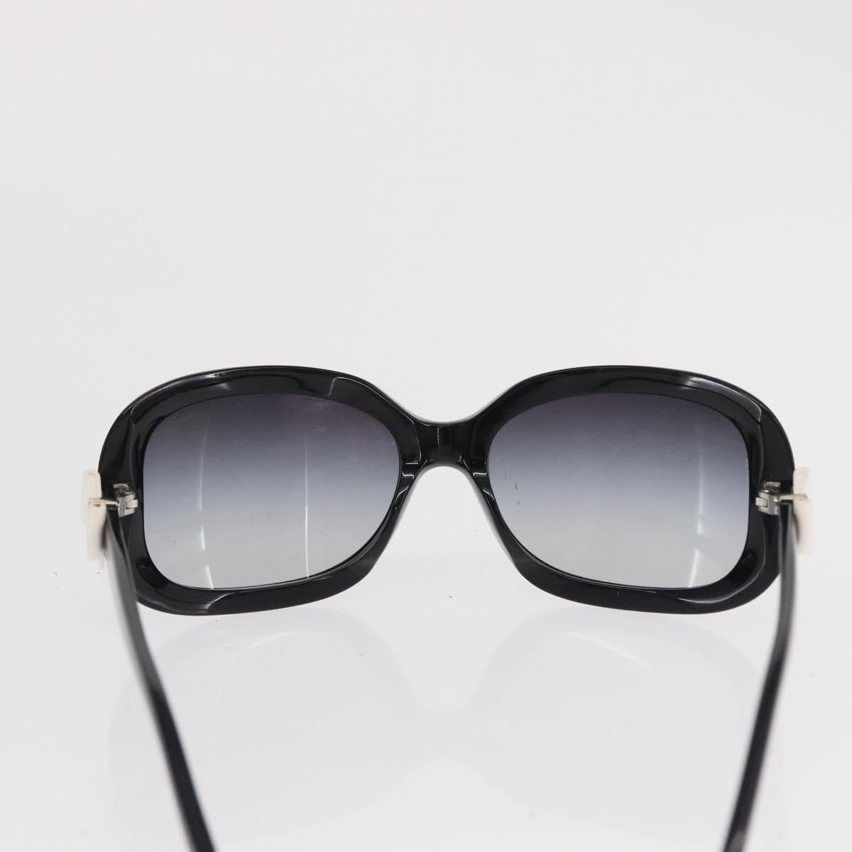 CHANEL Sunglasses plastic Black CC Auth ka1827