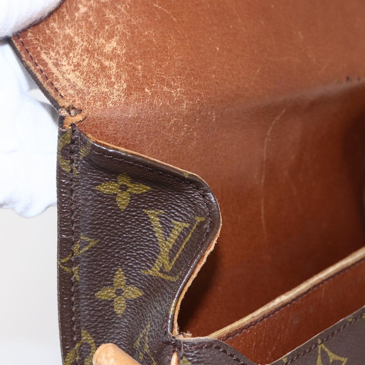 LOUIS VUITTON Monogram Cartouchiere MM Shoulder Bag Vintage M51253 LV Auth ka183