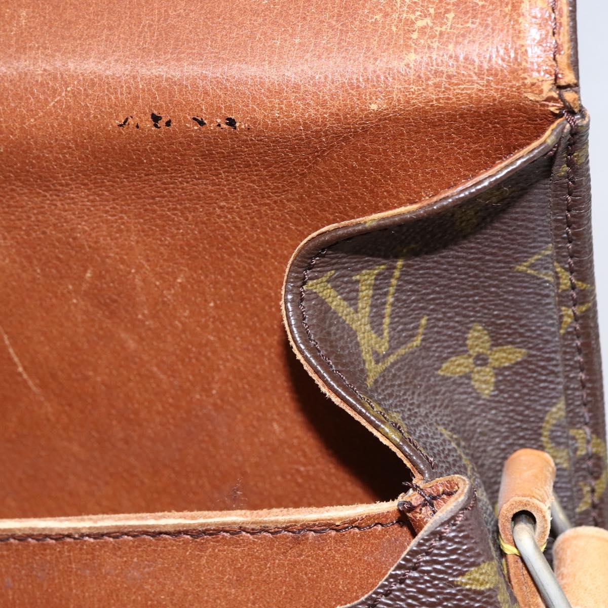 LOUIS VUITTON Monogram Cartouchiere MM Shoulder Bag Vintage M51253 LV Auth ka183