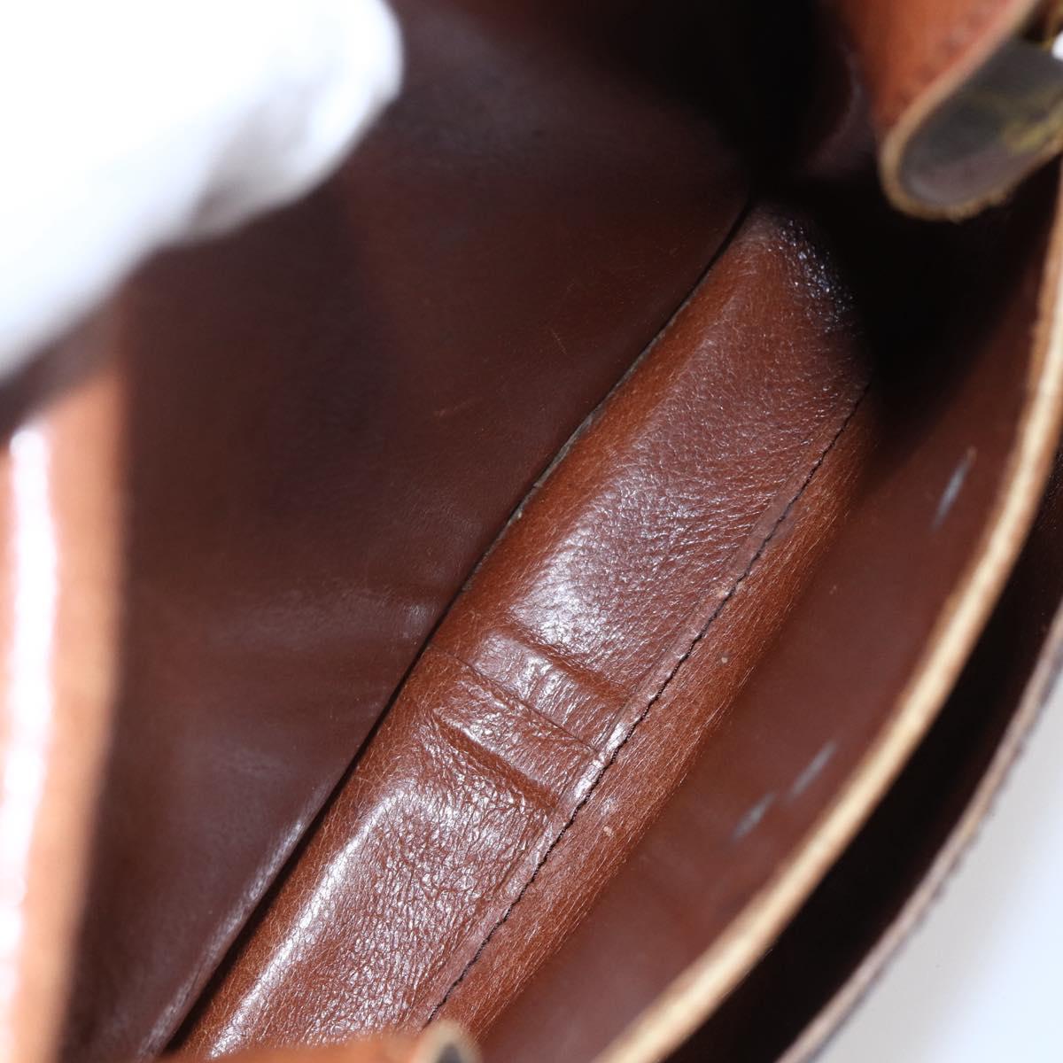 LOUIS VUITTON Monogram Cartouchiere MM Shoulder Bag Vintage M51253 LV Auth ka183