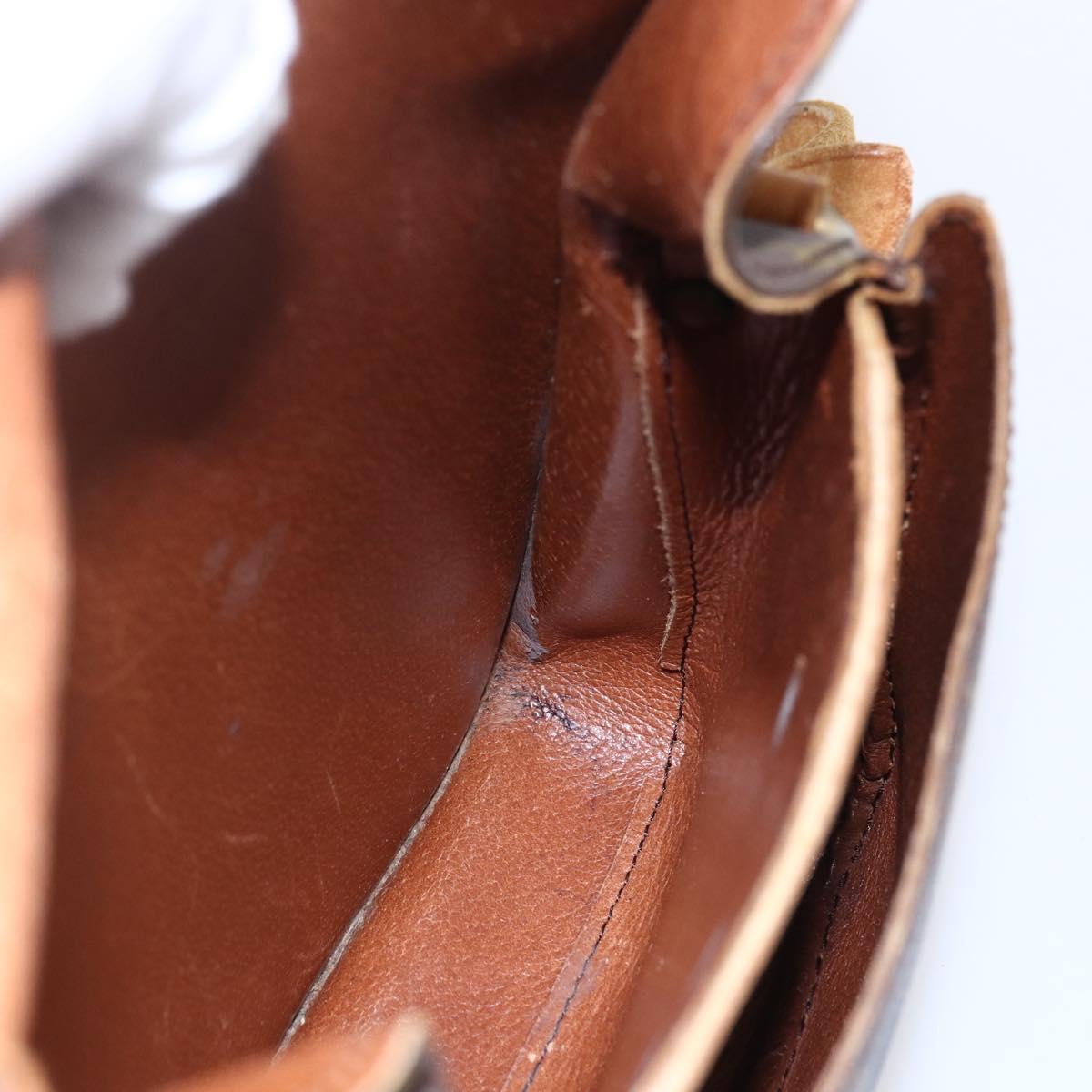 LOUIS VUITTON Monogram Cartouchiere MM Shoulder Bag Vintage M51253 LV Auth ka183