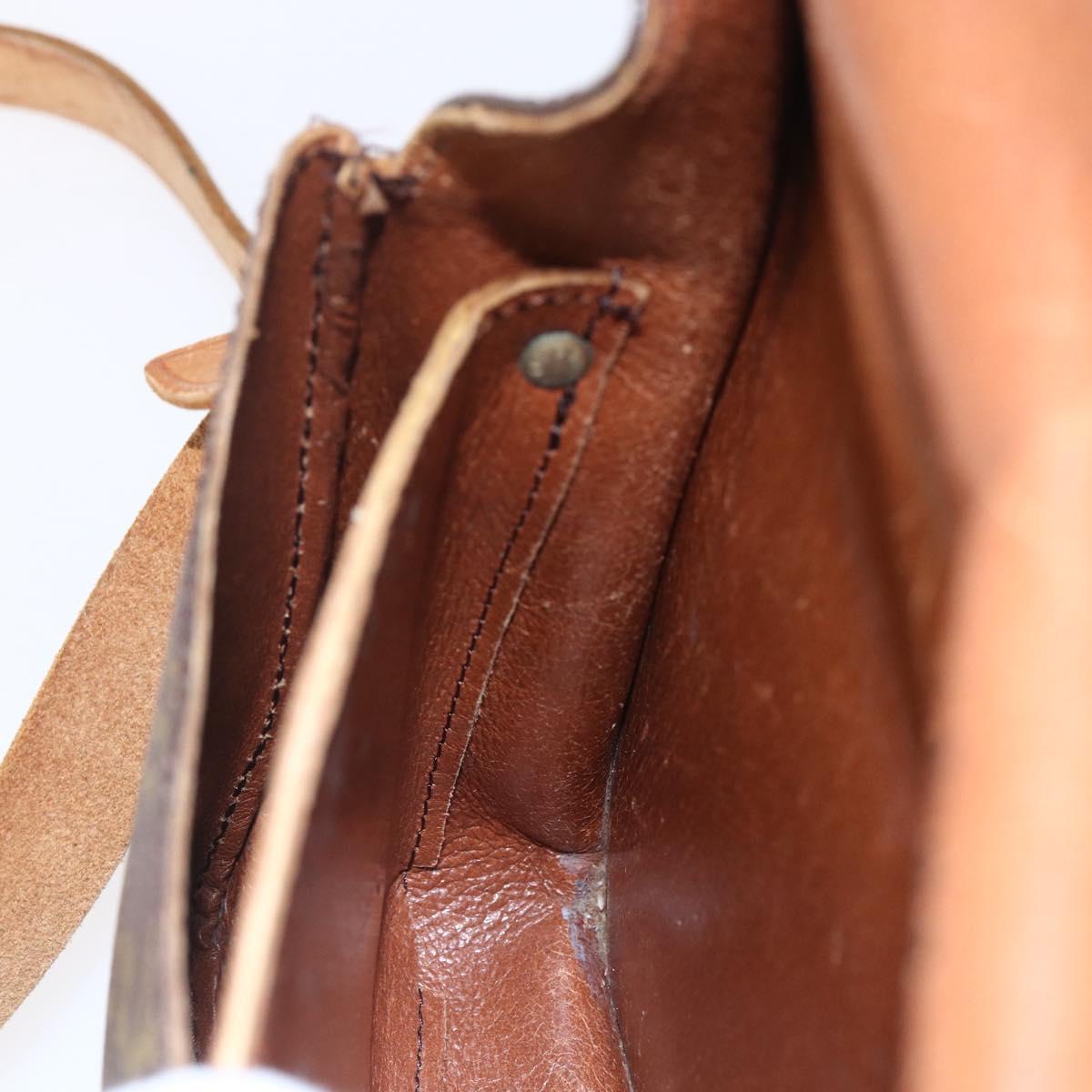 LOUIS VUITTON Monogram Cartouchiere MM Shoulder Bag Vintage M51253 LV Auth ka183