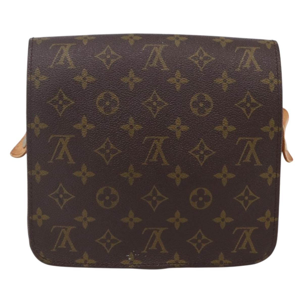 LOUIS VUITTON Monogram Cartouchiere MM Shoulder Bag Vintage M51253 LV Auth ka183