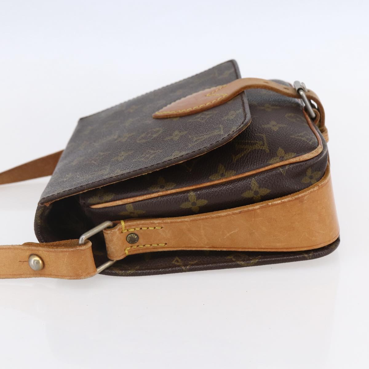 LOUIS VUITTON Monogram Cartouchiere MM Shoulder Bag Vintage M51253 LV Auth ka183