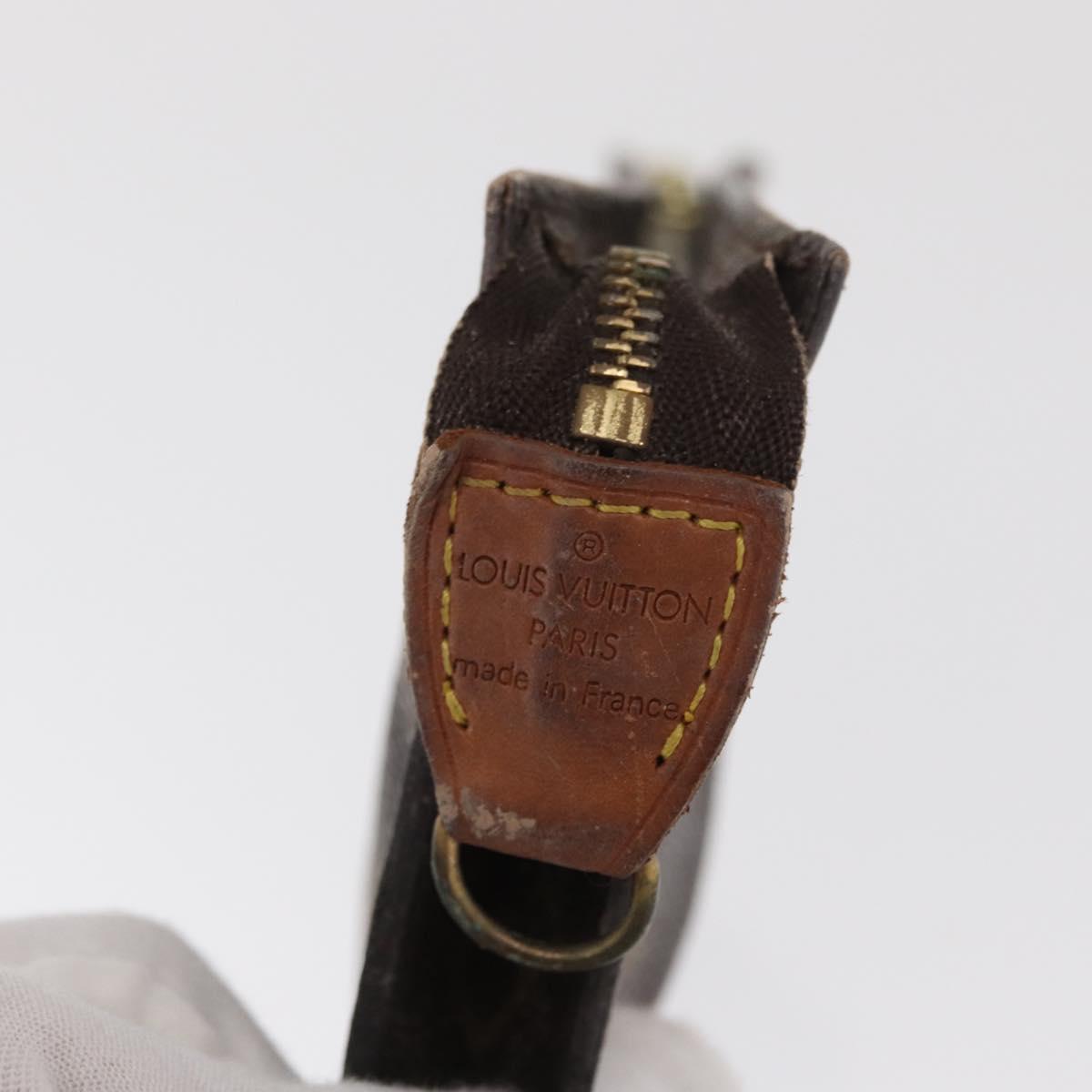 LOUIS VUITTON Monogram Bucket GM Accessory Pouch LV Auth ka1831