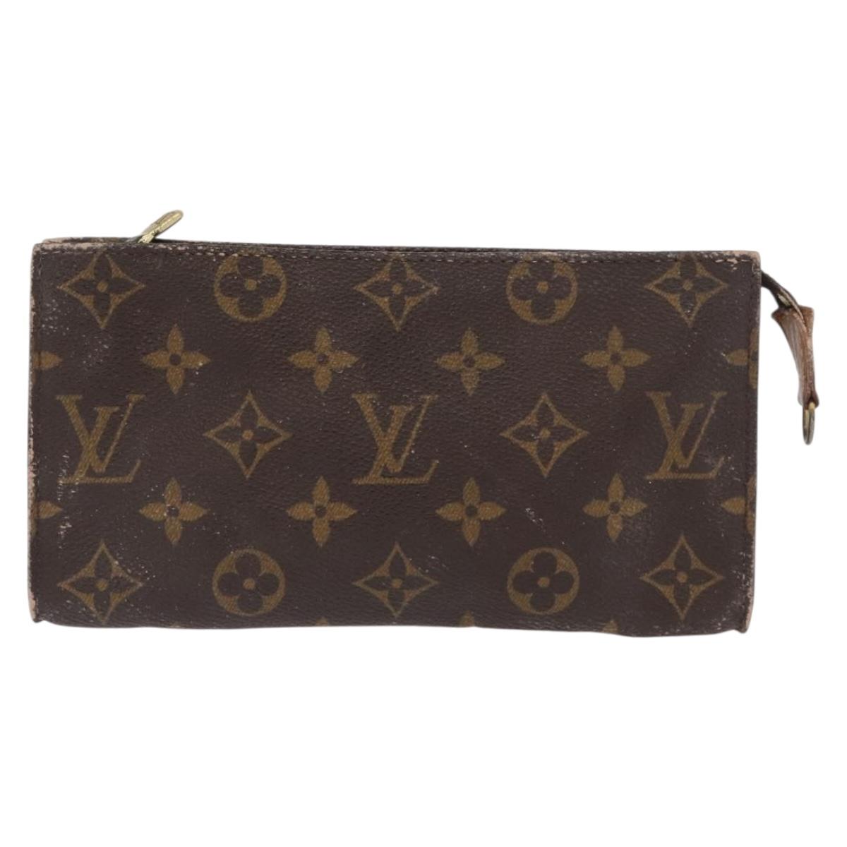 LOUIS VUITTON Monogram Bucket GM Accessory Pouch LV Auth ka1831