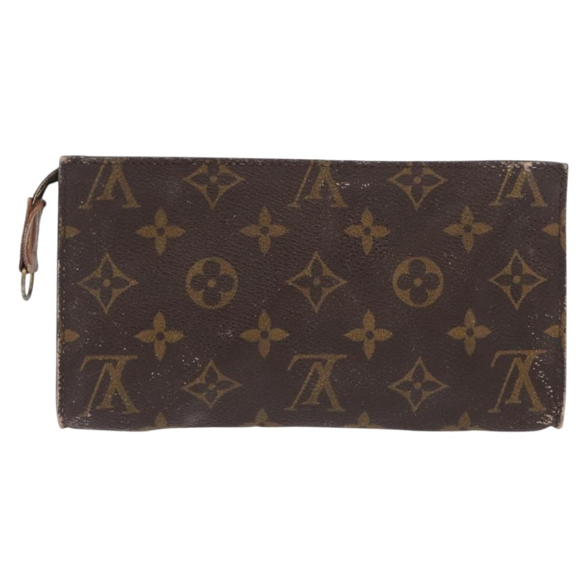 LOUIS VUITTON Monogram Bucket GM Accessory Pouch LV Auth ka1831