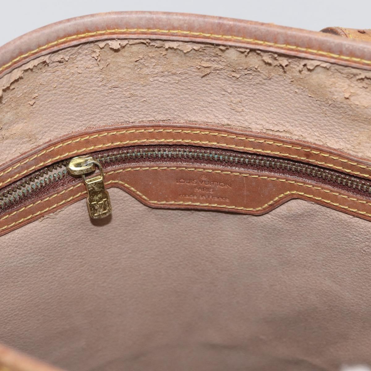 LOUIS VUITTON Monogram Bucket GM Shoulder Bag M42236 LV Auth ka1845