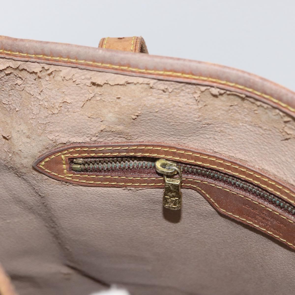LOUIS VUITTON Monogram Bucket GM Shoulder Bag M42236 LV Auth ka1845