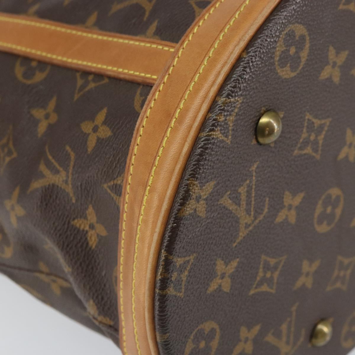 LOUIS VUITTON Monogram Bucket GM Shoulder Bag M42236 LV Auth ka1846