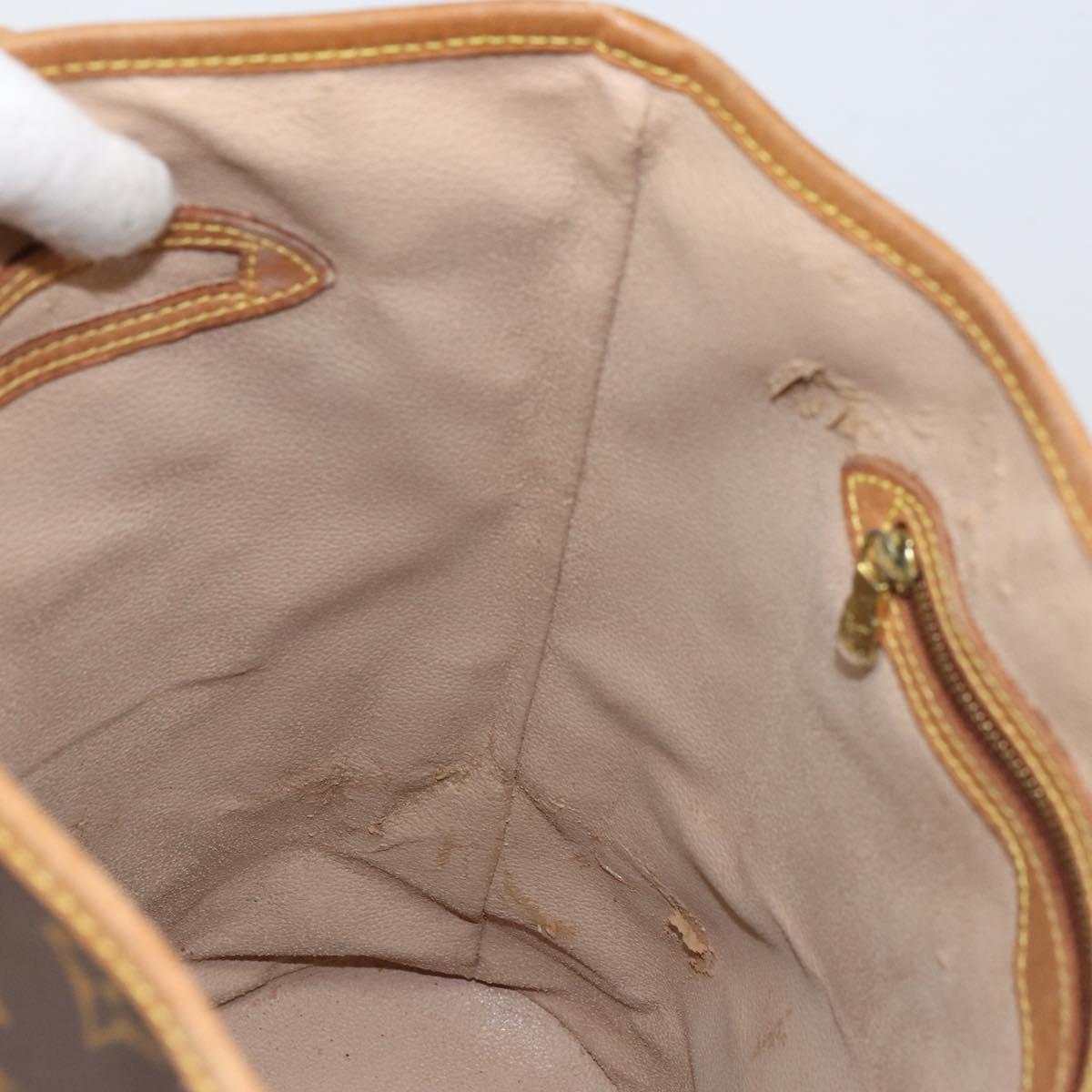 LOUIS VUITTON Monogram Bucket GM Shoulder Bag M42236 LV Auth ka1846