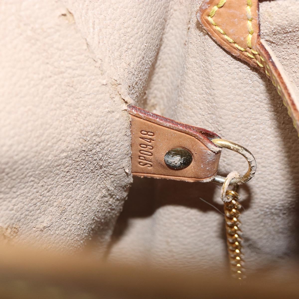 LOUIS VUITTON Monogram Bucket GM Shoulder Bag M42236 LV Auth ka1846