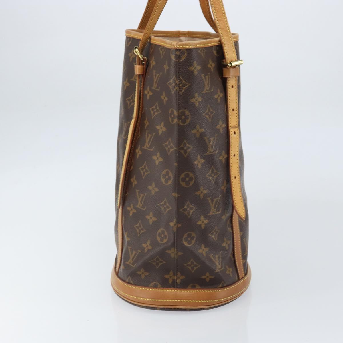 LOUIS VUITTON Monogram Bucket GM Shoulder Bag M42236 LV Auth ka1846