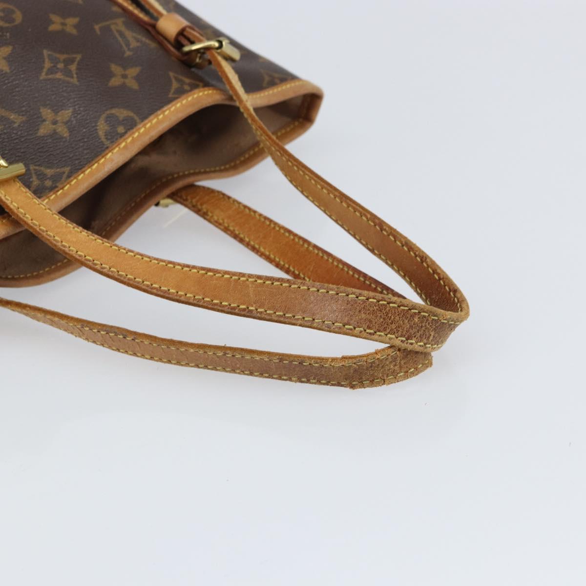 LOUIS VUITTON Monogram Bucket GM Shoulder Bag M42236 LV Auth ka1846
