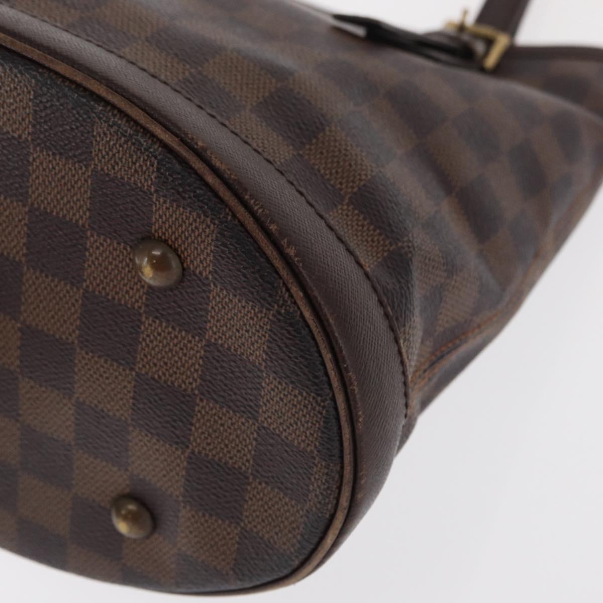 LOUIS VUITTON Damier Ebene Marais Shoulder Bag N42240 LV Auth ka1853