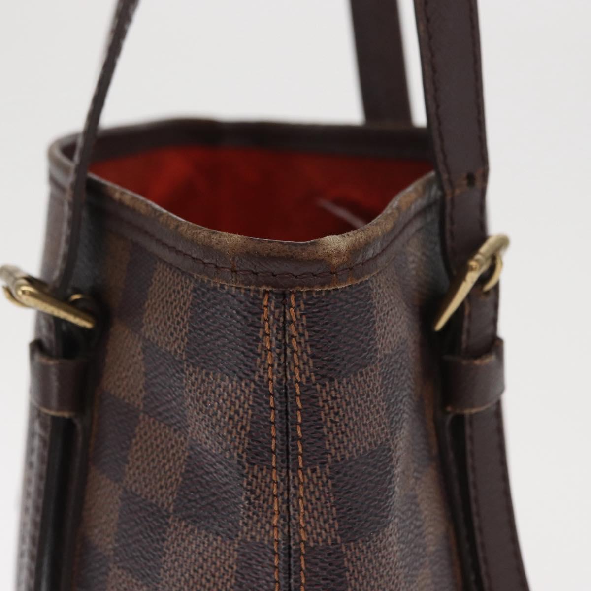 LOUIS VUITTON Damier Ebene Marais Shoulder Bag N42240 LV Auth ka1853