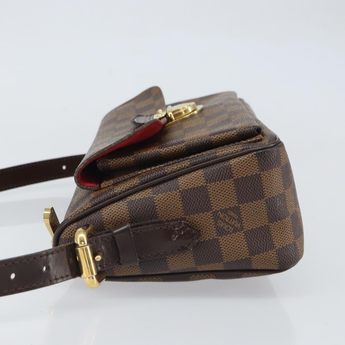 LOUIS VUITTON Damier Ebene Ravello GM Shoulder Bag N60006 LV Auth ka1855