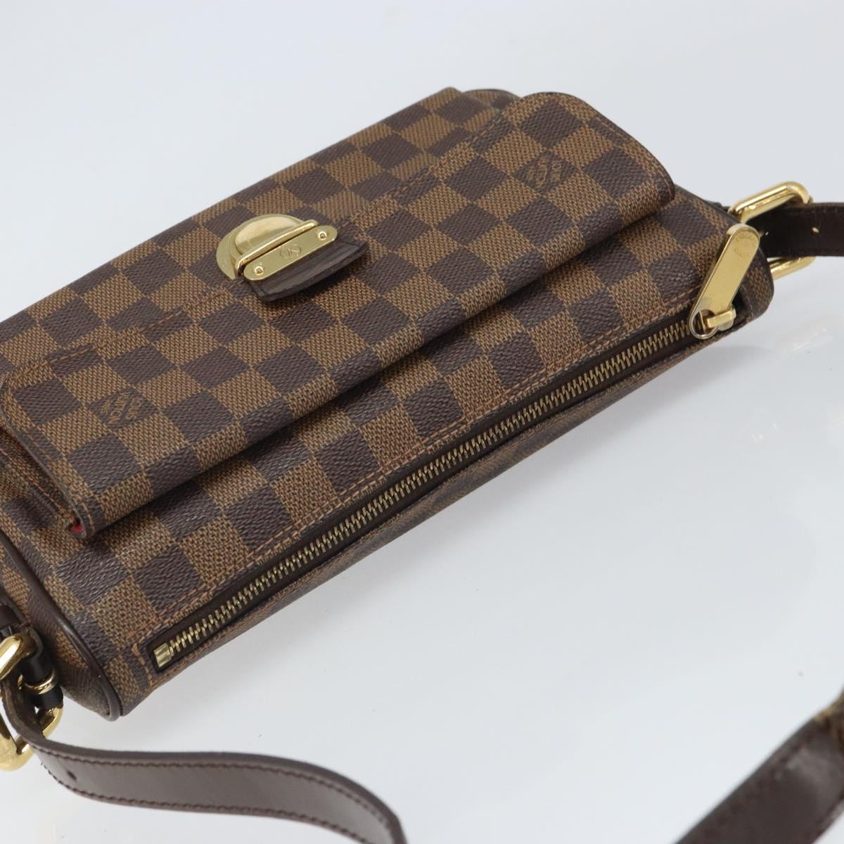 LOUIS VUITTON Damier Ebene Ravello GM Shoulder Bag N60006 LV Auth ka1855