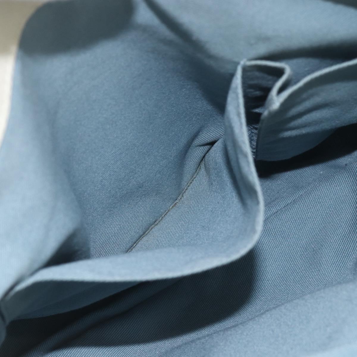 Salvatore Ferragamo Hand Bag Leather White Gold Auth ka1856