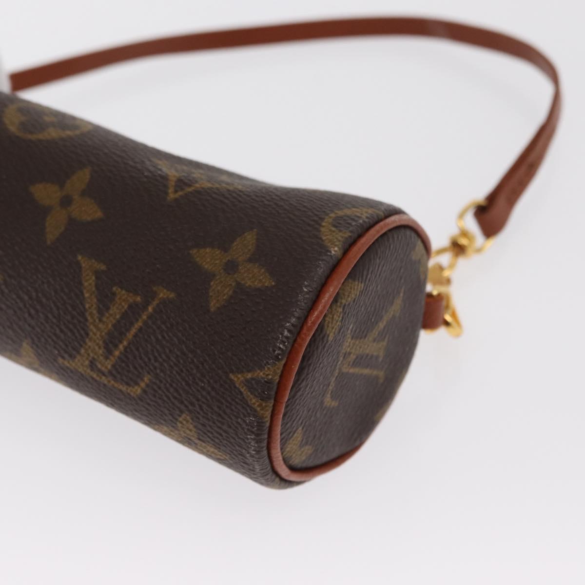 LOUIS VUITTON Monogram Papillon Pouch LV Auth ka1858