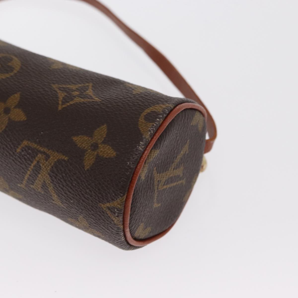 LOUIS VUITTON Monogram Papillon Pouch LV Auth ka1858