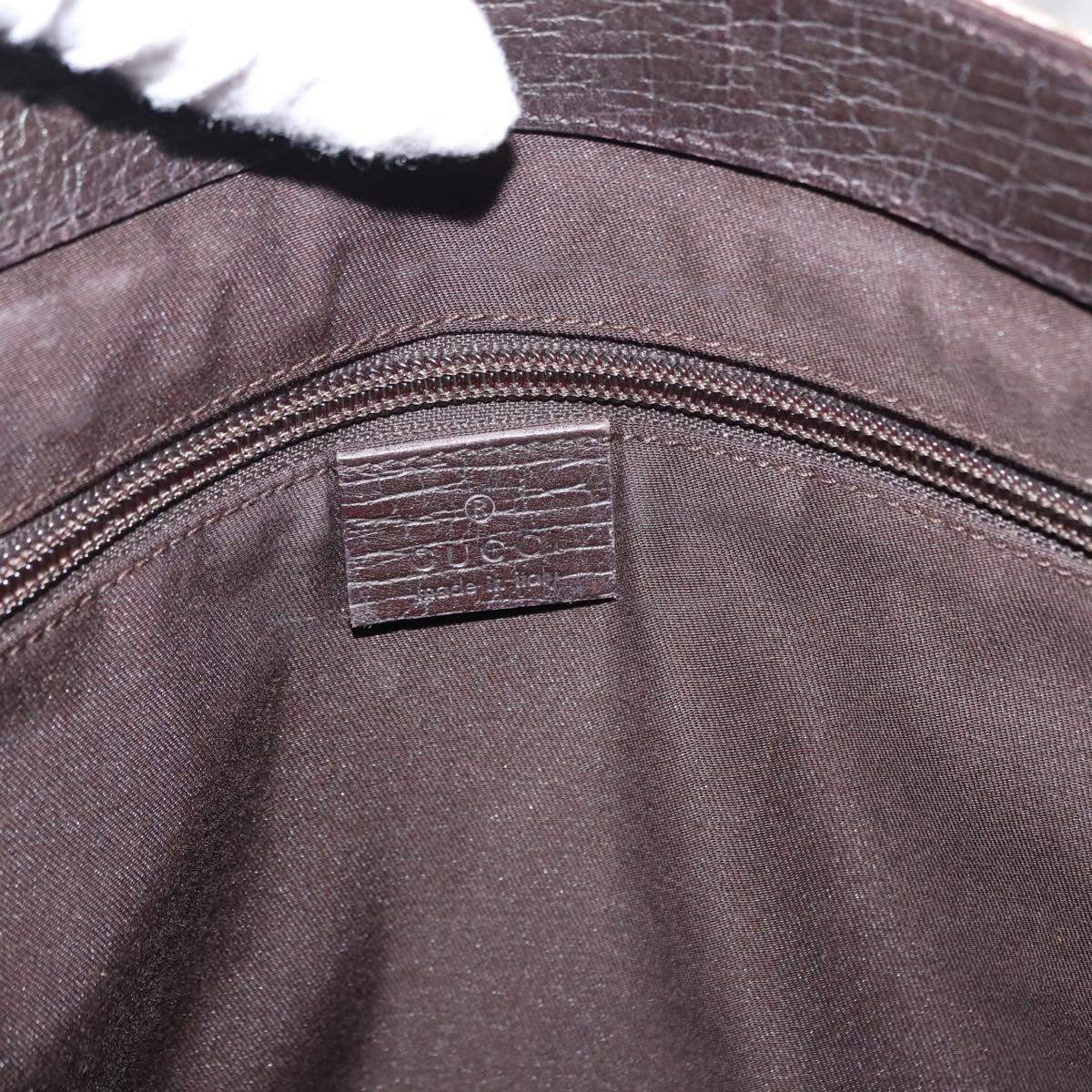 GUCCI GG Supreme Tote Bag PVC Beige Silver 141196 Auth ka187