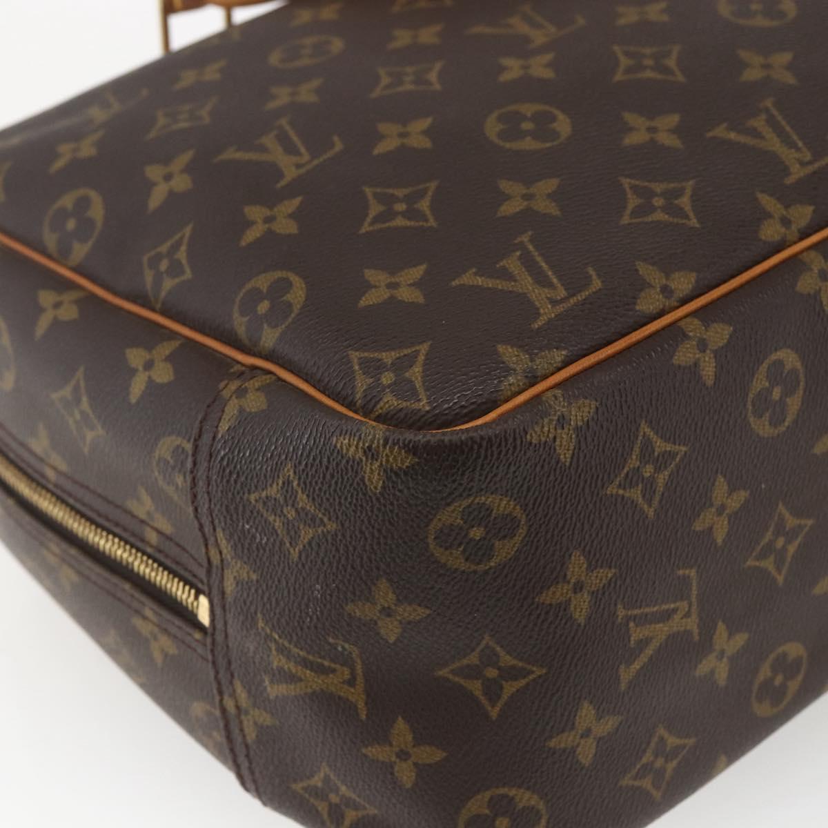 LOUIS VUITTON Monogram Deauville Hand Bag M47270 LV Auth ka1873