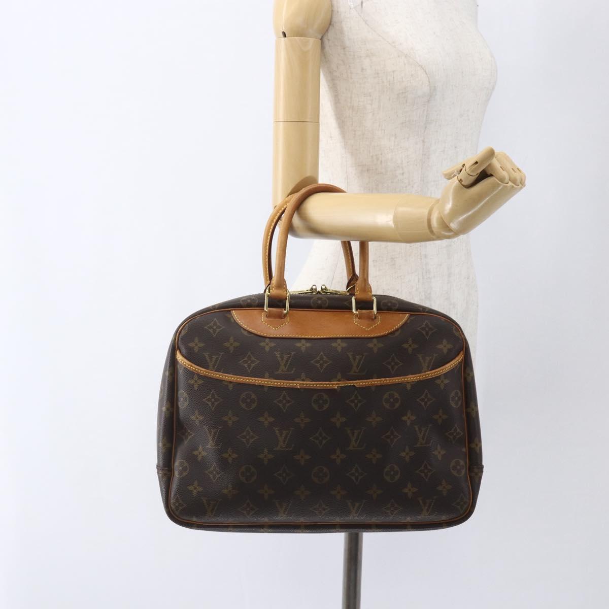 LOUIS VUITTON Monogram Deauville Hand Bag M47270 LV Auth ka1873
