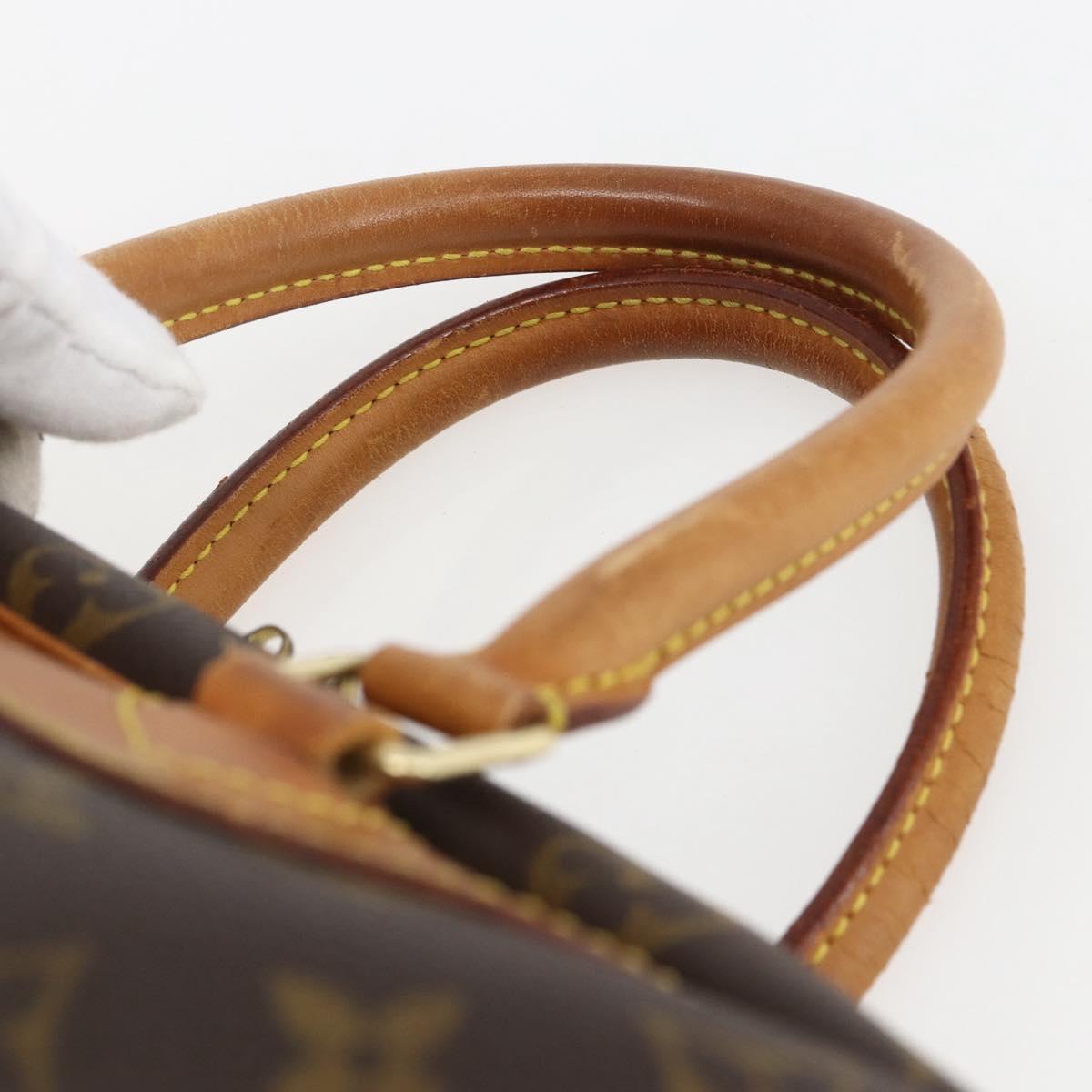 LOUIS VUITTON Monogram Deauville Hand Bag M47270 LV Auth ka1873