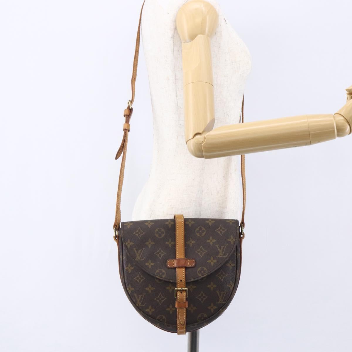 LOUIS VUITTON Monogram Chantilly MM Shoulder Bag M51233 LV Auth ka188