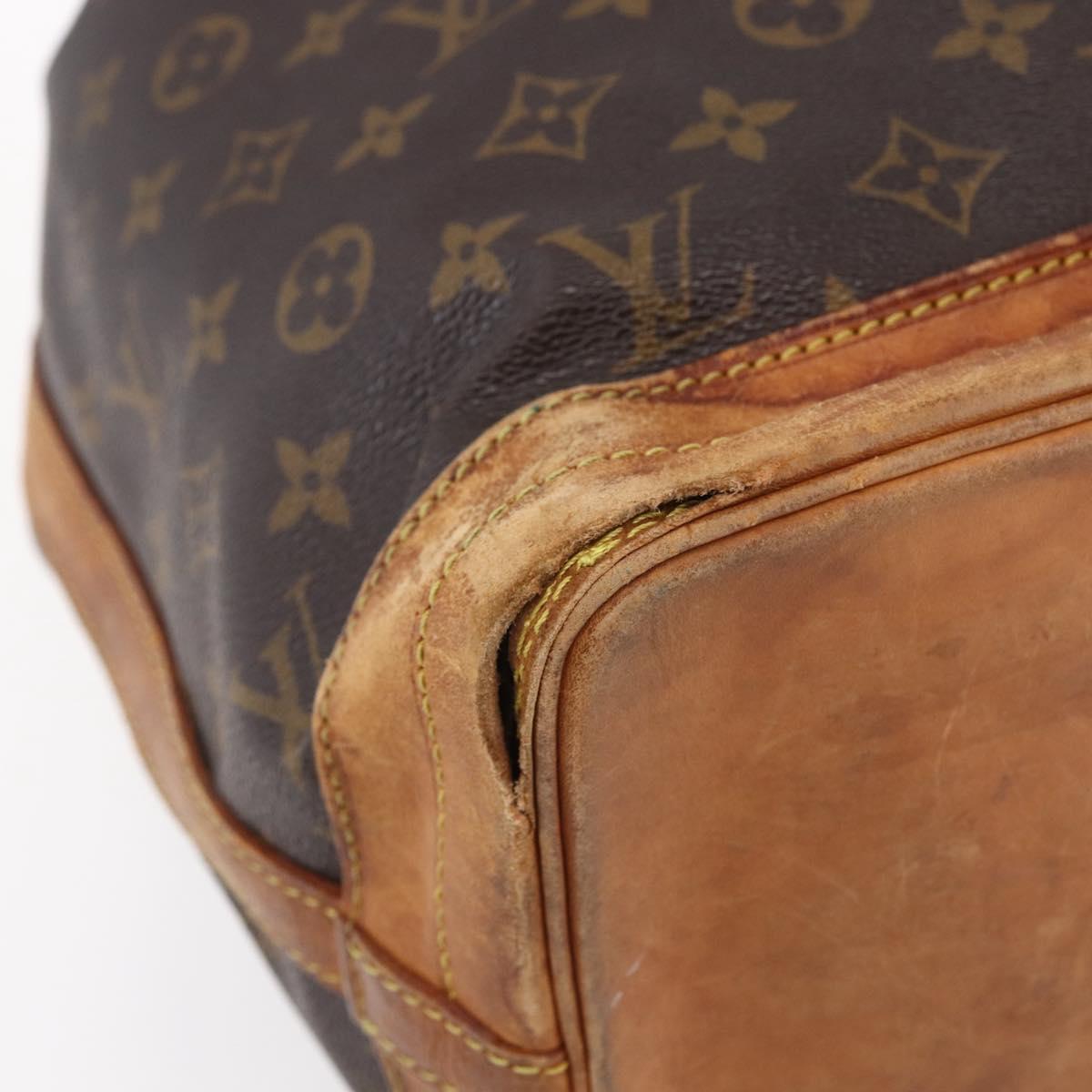 LOUIS VUITTON Monogram Noe Shoulder Bag M42224 LV Auth ka189