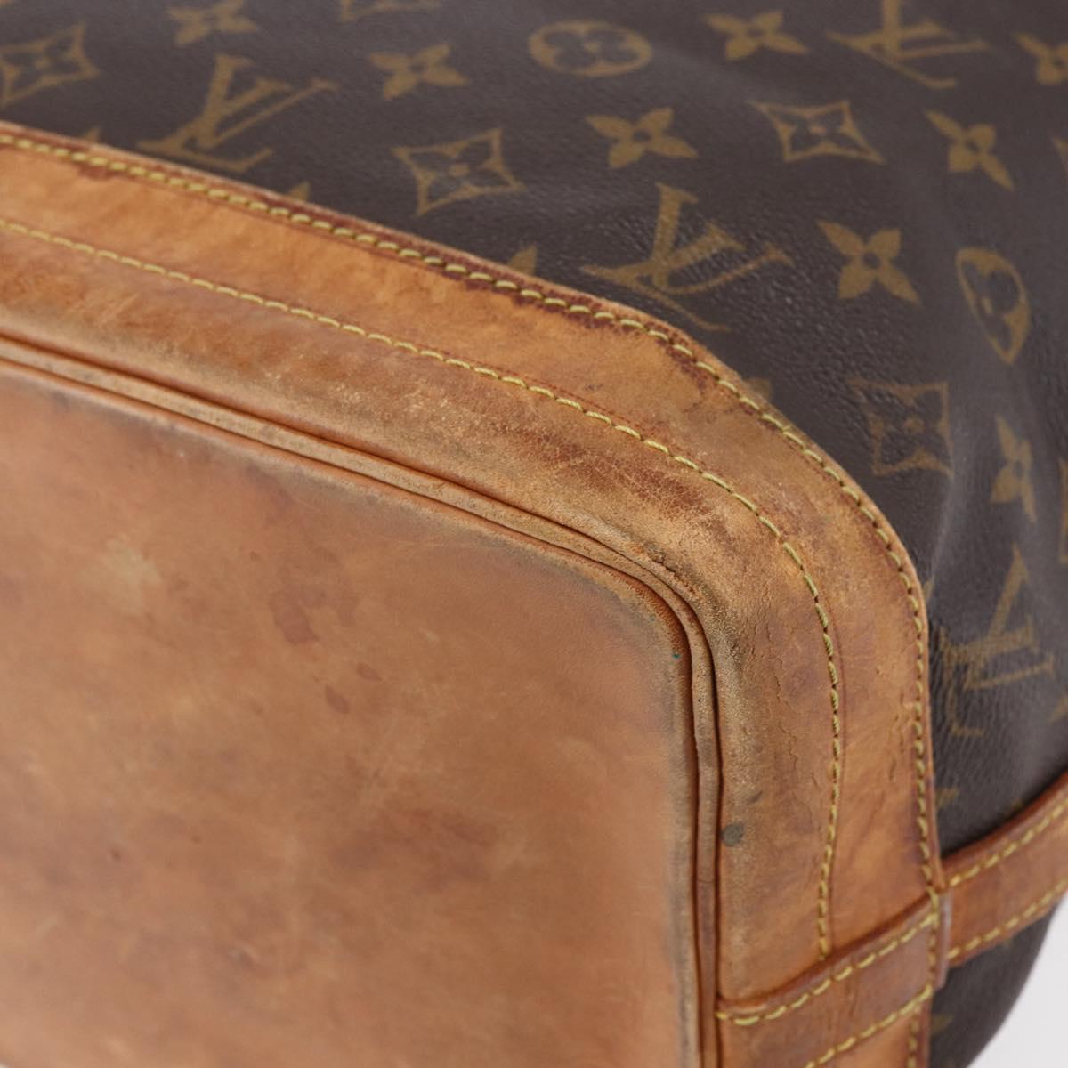 LOUIS VUITTON Monogram Noe Shoulder Bag M42224 LV Auth ka189