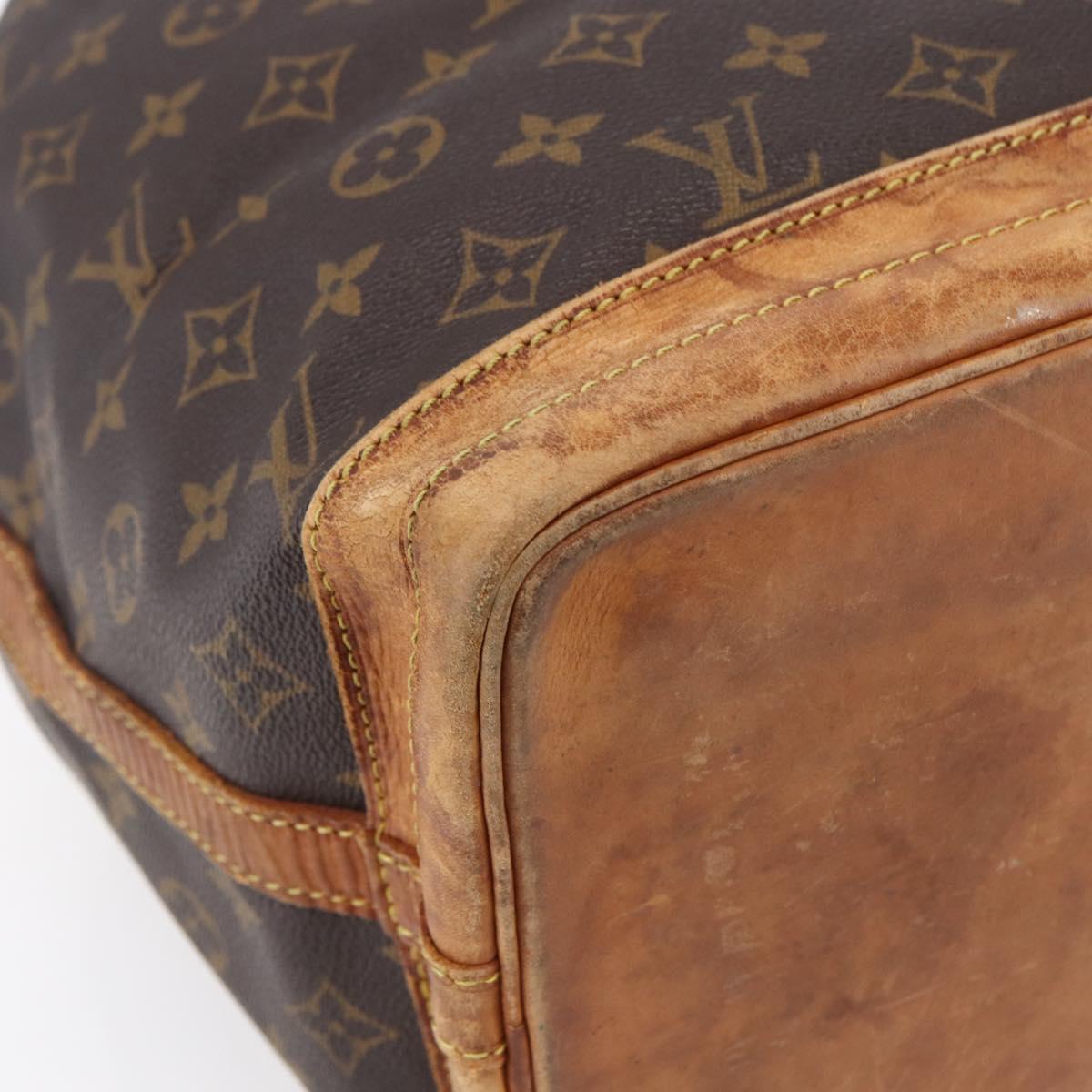 LOUIS VUITTON Monogram Noe Shoulder Bag M42224 LV Auth ka189