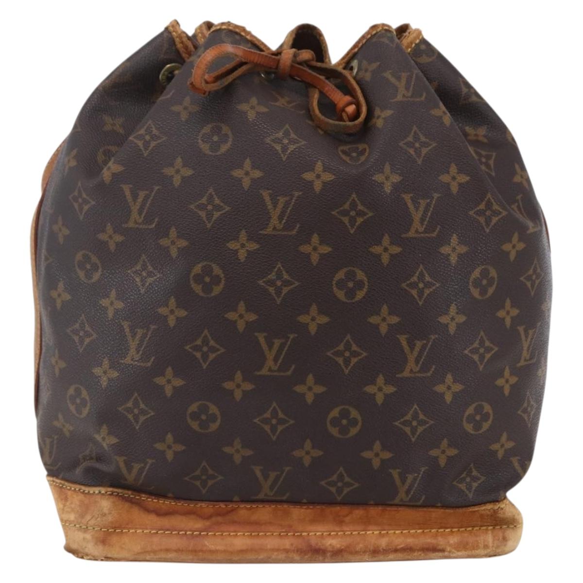 LOUIS VUITTON Monogram Noe Shoulder Bag M42224 LV Auth ka189