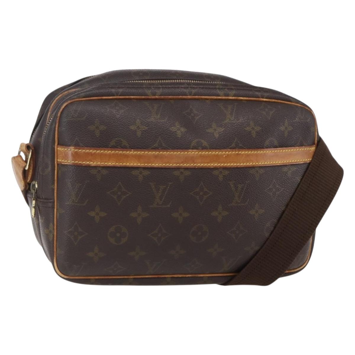LOUIS VUITTON Monogram Reporter PM Shoulder Bag M45254 LV Auth ka190