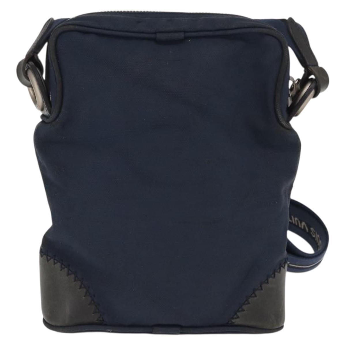 LOUIS VUITTON Louis Vuitton Cup Solent Shoulder Bag Blue M80707 LV Auth ka1906