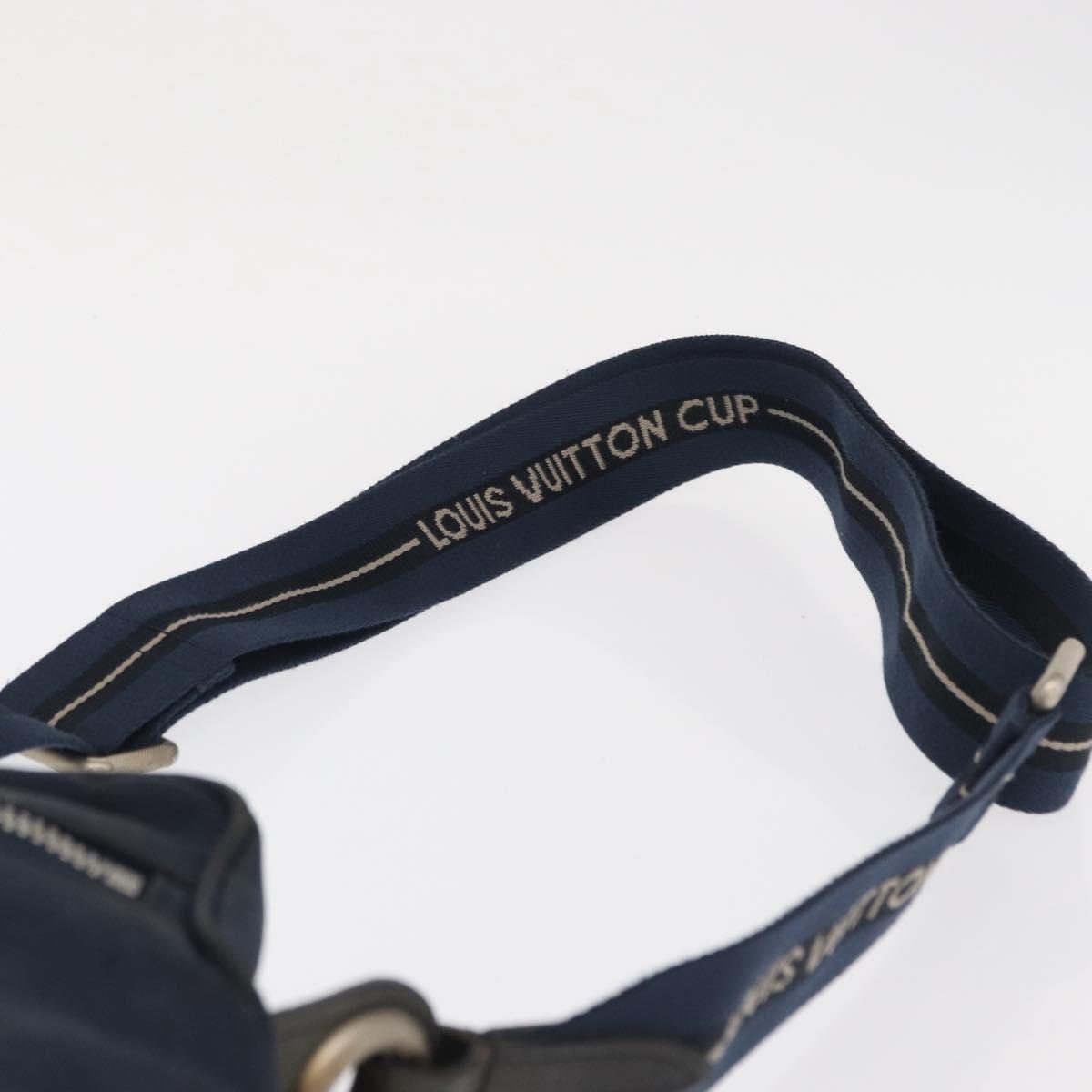 LOUIS VUITTON Louis Vuitton Cup Solent Shoulder Bag Blue M80707 LV Auth ka1906