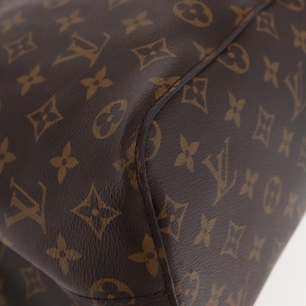 LOUIS VUITTON Monogram Neonoe Shoulder Bag Black M44020 LV Auth ka1907