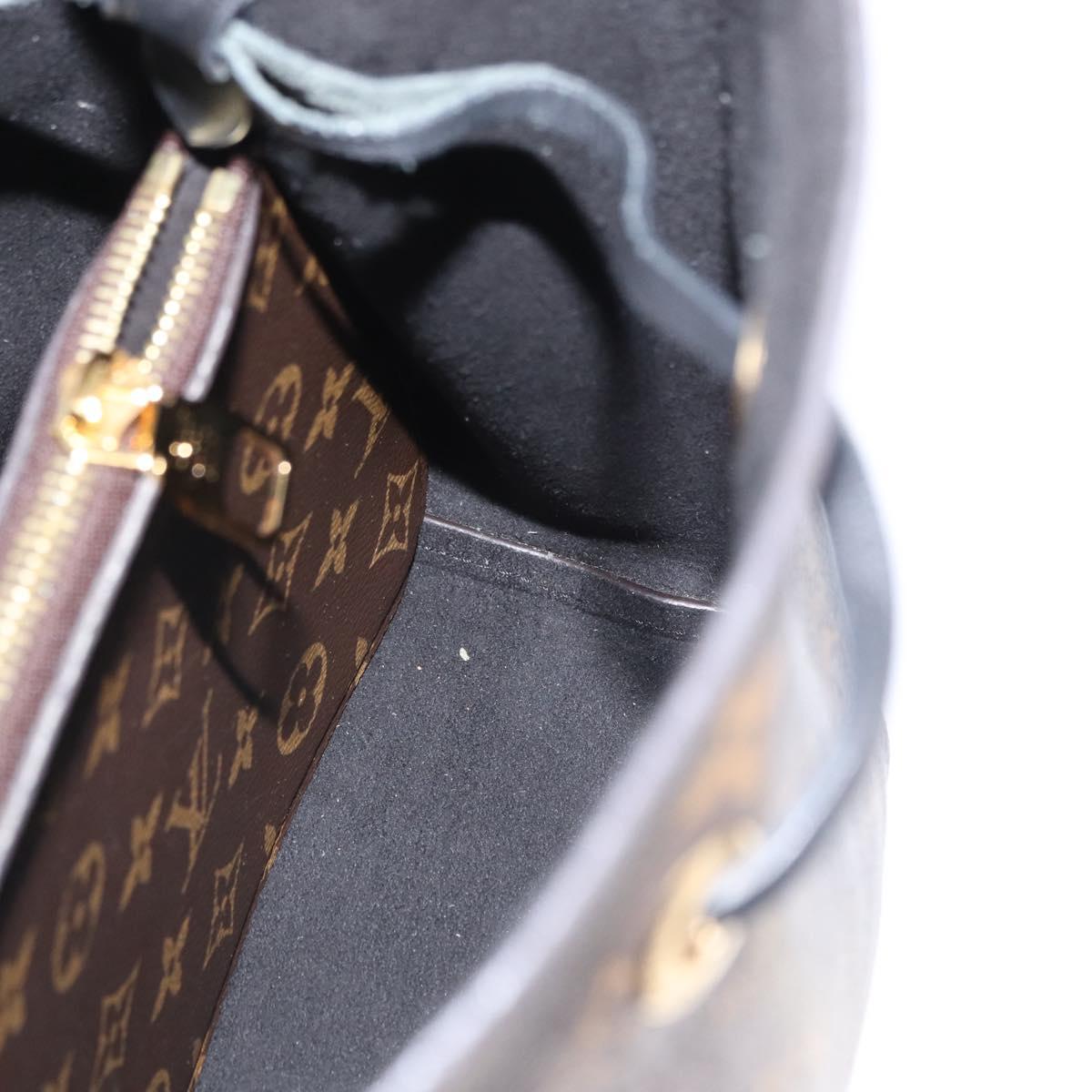 LOUIS VUITTON Monogram Neonoe Shoulder Bag Black M44020 LV Auth ka1907